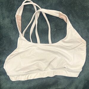 Lululemon Athletica White Sports Bra
